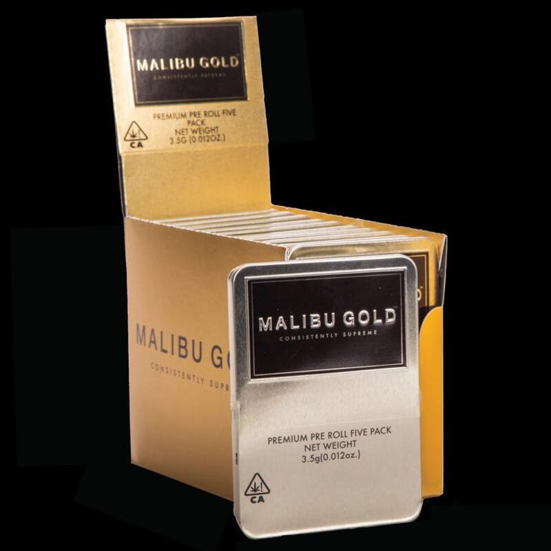 Malibu Gold - Platinum Jack Pre Roll 8th Pack