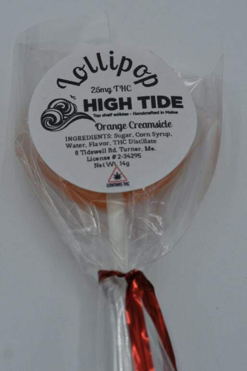 High Tide 25mg Orange Creamsicle Lollipop