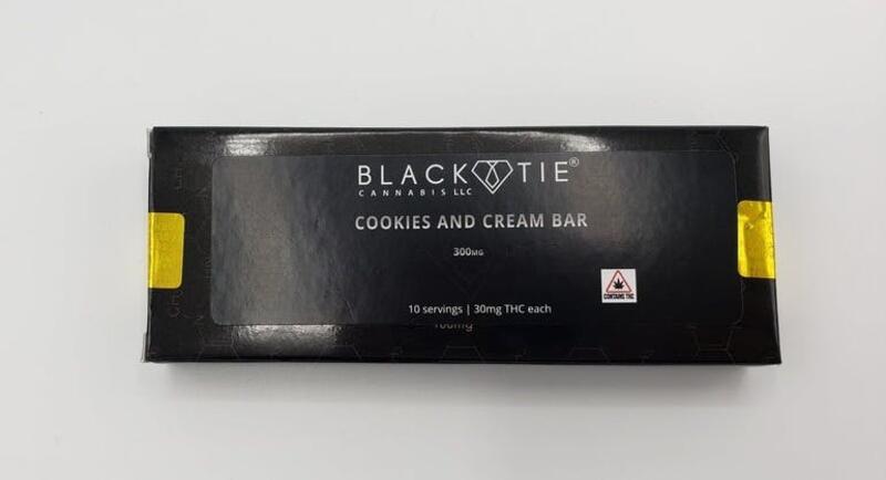 Black Tie 300mg Cookies and Cream Bar