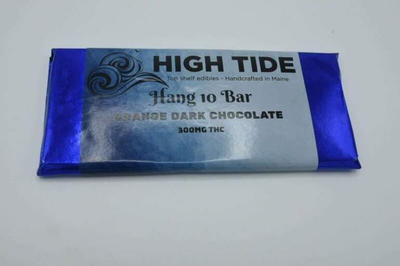 High Tide Hang 10 300mg Orange Dark Chocolate bar