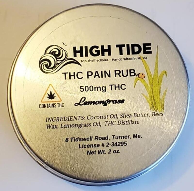 High Tide - THC Pain Rub (500mg)