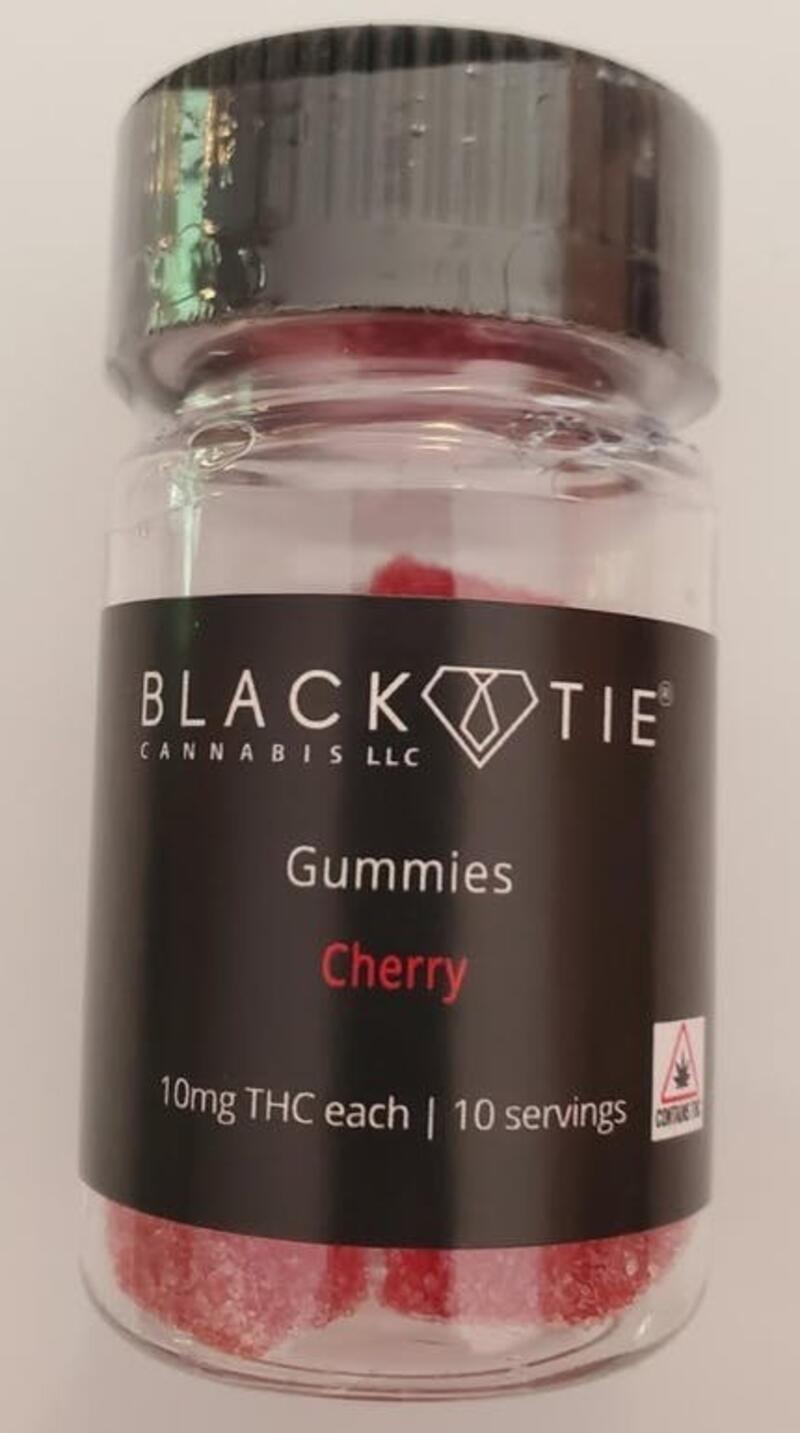 Black Tie - Cherry THC Gummies (100mg)