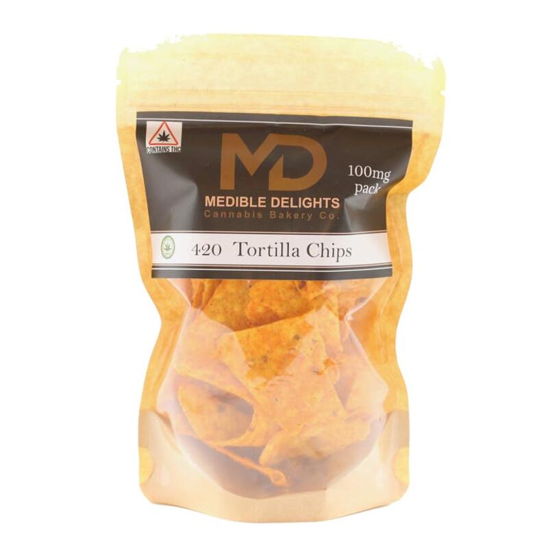 100mg Tortilla Chips - Medible Delights