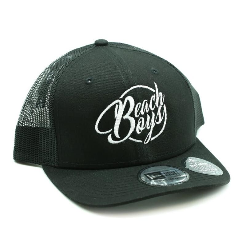 New Era Snap-Back Trucker Hat (Black) - Beach Boys Cannabis Co.