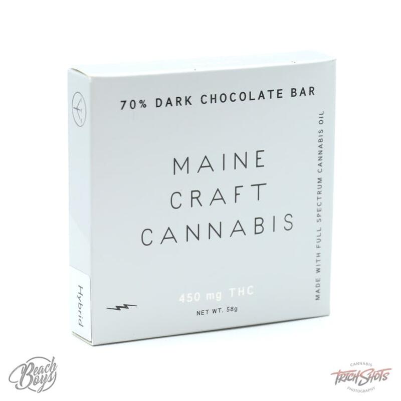 450mg Full Spec Chocolate Bar - Maine Craft Cannabis