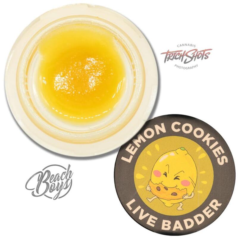 Lemon Cookies Live Resin Badder 1g - The Happy Canary