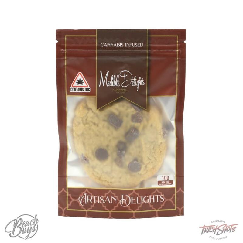 100mg Chocolate Chip Cookie - Medible Delights