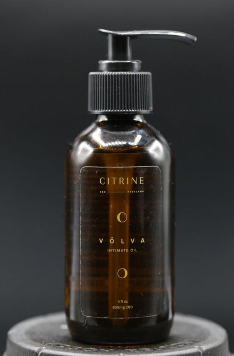 600mg CBD Volva Intimate Oil 4oz - Citrine CBD