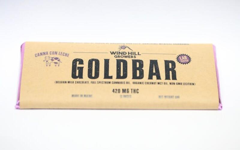 420mg Gold Bar Canna Con Leche - Wind Hill Growers