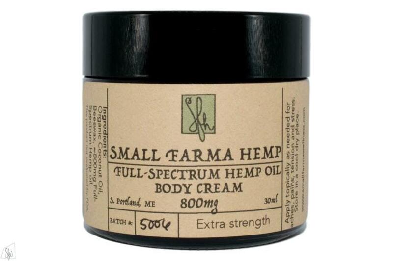 CBD Coconut Oil Cream 800mg - Small Farma Wellness
