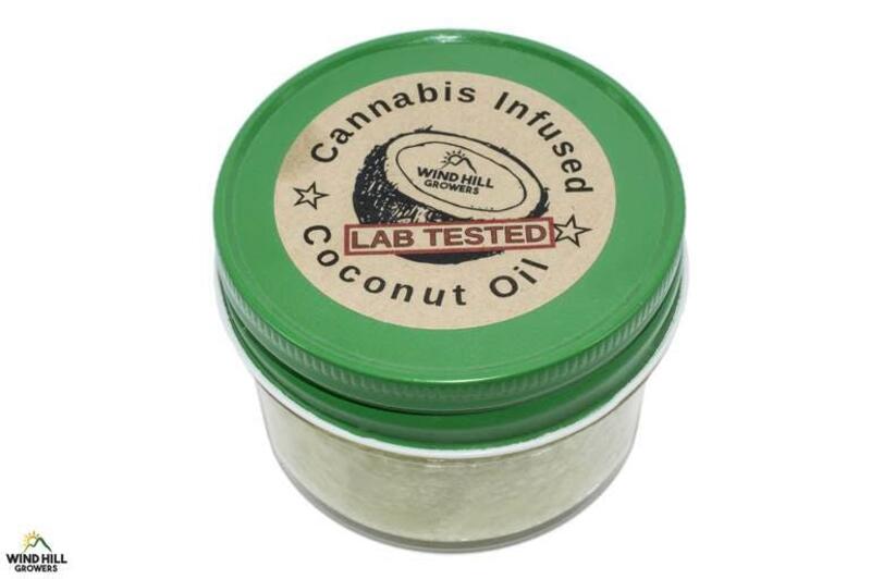 4oz Cannabis Infused Coconut Oil 120mg - Wind Hill Growers