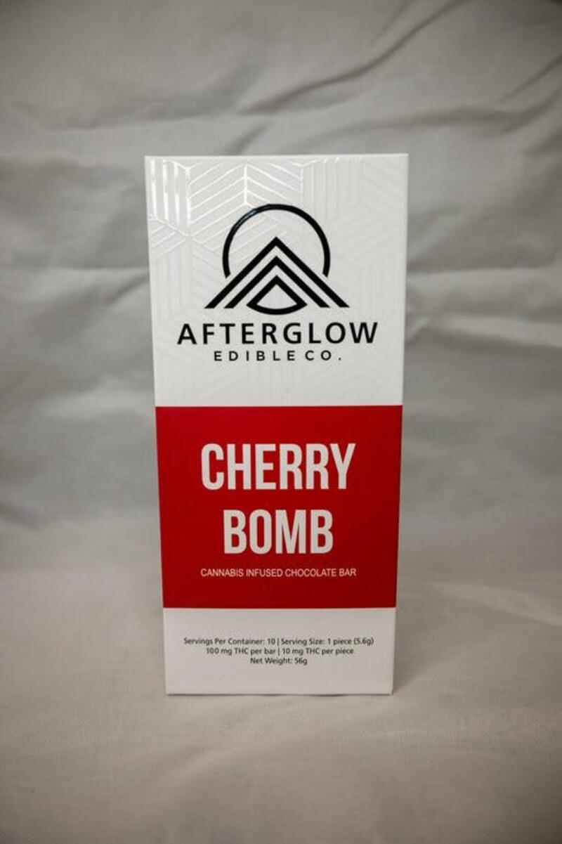 AfterGlow 100mg Cherry Bomb Chocolate Bar