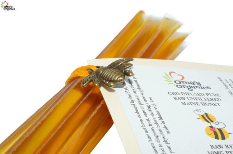 100mg CBD Honey Stick 10pk - Oma's Organics