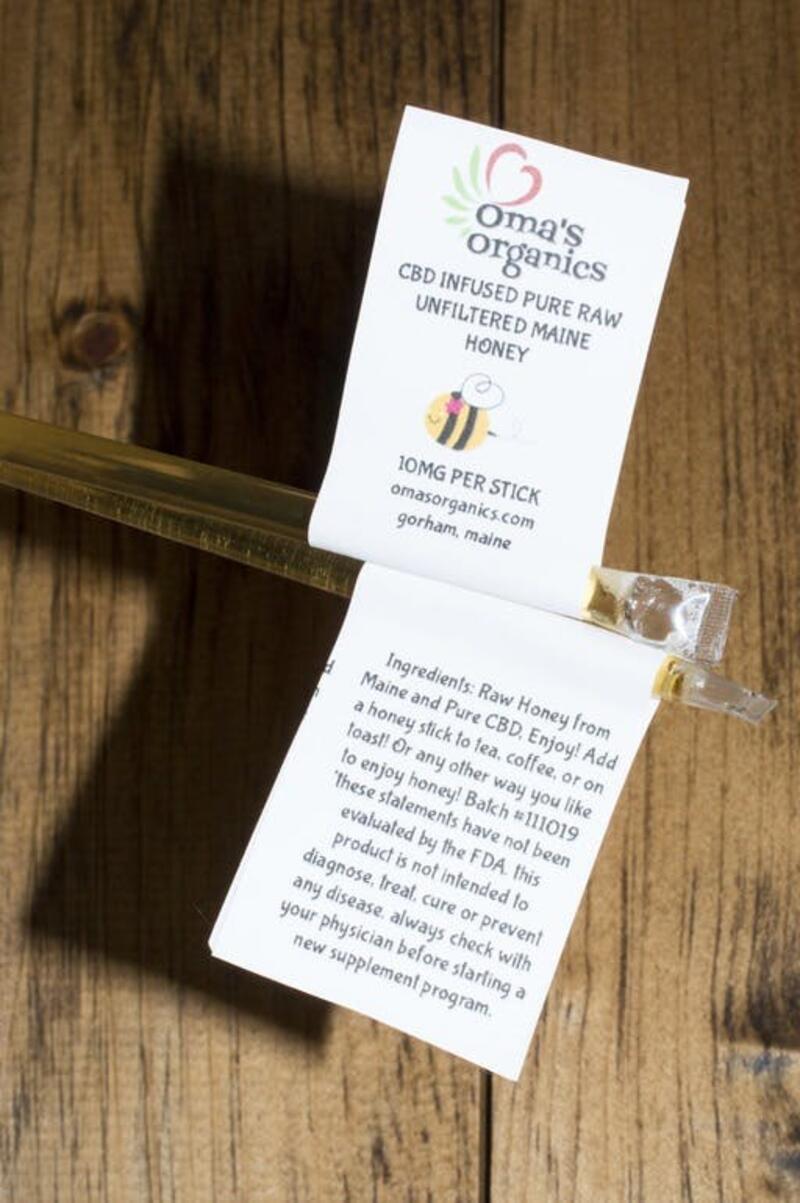 10mg CBD Honey Stick - Oma's Organics