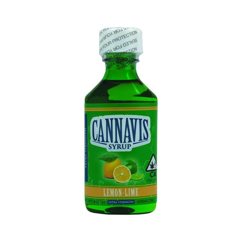 Cannavis 600mg Lemon-Lime Syrup - Extra Strength