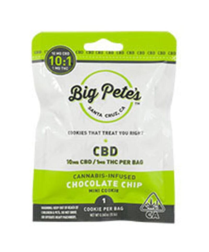 Chocolate Chip Cookie 10:1 CBD 10mg Single