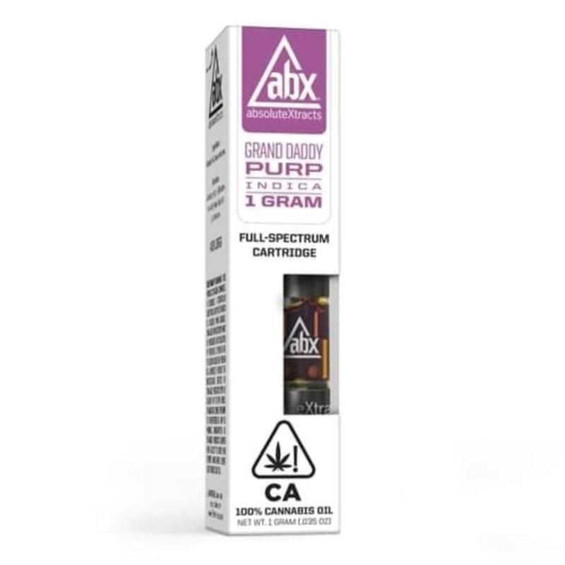 Absolute Xtracts - Grand Daddy Purp 1g Cartridge