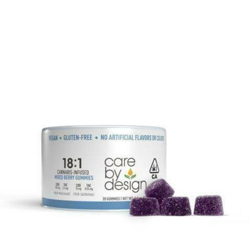 Care by Design - 18:1 Mixed Berry Gummies, Single Serving