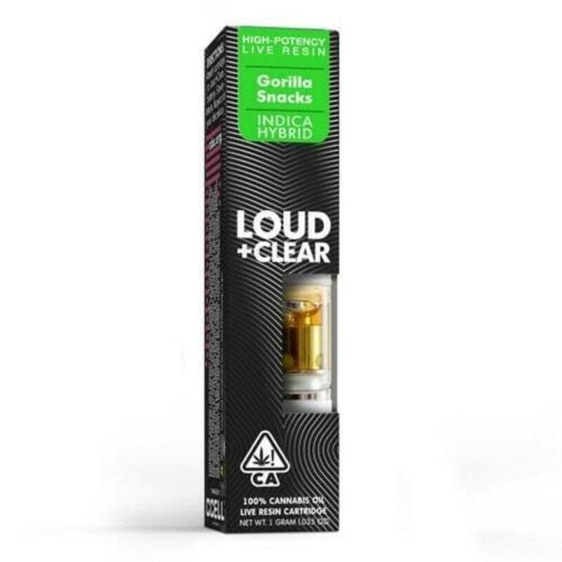 Absolute Xtracts - Gorilla Snacks Loud & Clear .5g Cartridge