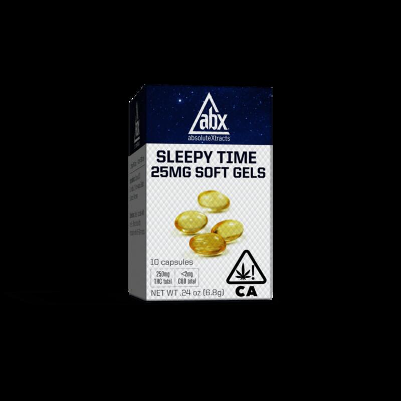 Absolute Extracts - Sleepy Time - Soft Gels - 10 Capsules - [25MG]