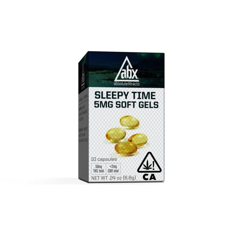 Absolute Extracts - Sleepy Time - Soft Gels - 10 Capsules - [5MG]