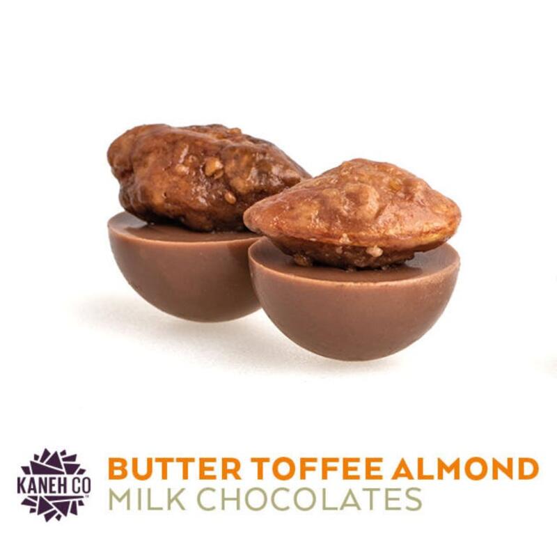 Kaneh - Butter Toffee Almond Milk Choclates - [100MG]