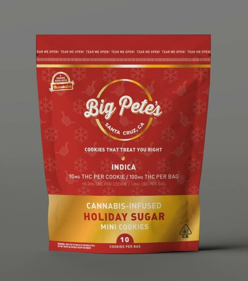 Holiday Sugar Cookies Indica 100mg (10pk)