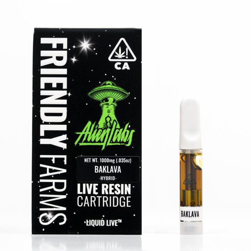 FF x Alien Labs - Baklava 1g Live Resin Cartridge