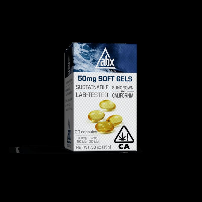 Absolute Extracts - Soft Gels - 20 Capsules - [50mg THC]