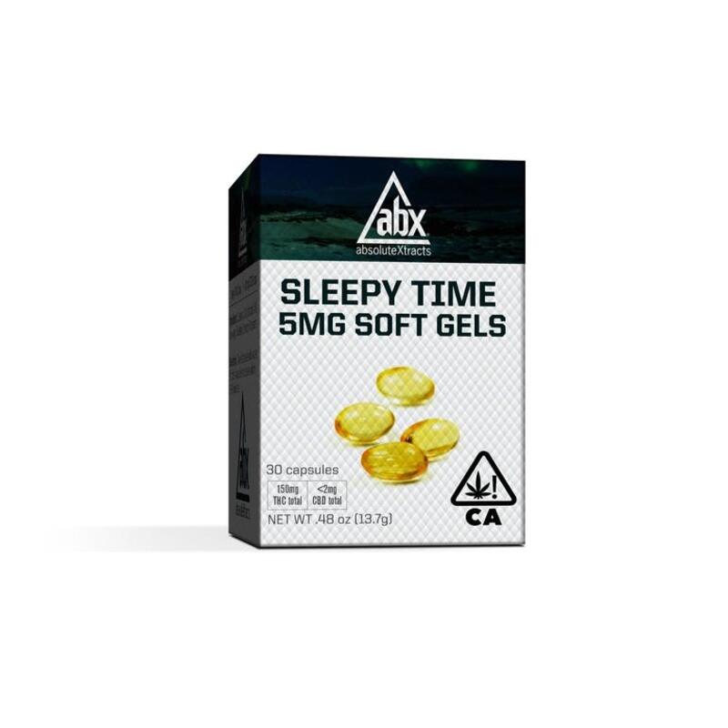 Absolute Extracts - Sleepy Time - Soft Gels - 30 Capsules - [5MG]