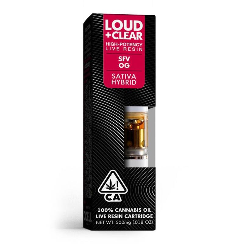 Loud + Clear | SFV OG Cartridge, 500mg