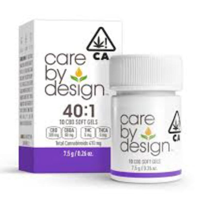 CarebyDesign - 40:1 Extra High CBD Capsules 10ct