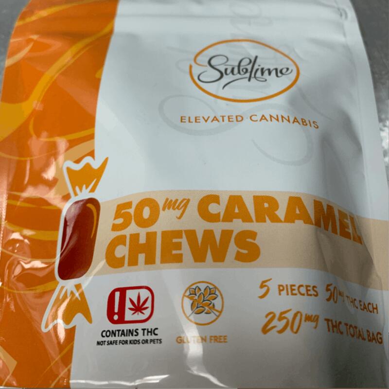 50 mg Caramel Chews