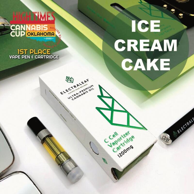 ElectraLeaf | Ice Cream Cake 1200mg Cartridge