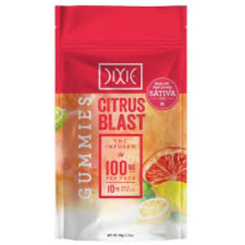 100mg THC Citrus Blast Sativa Gummies