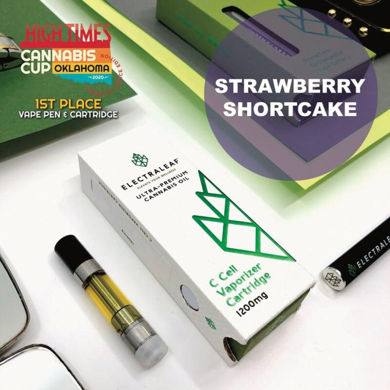 ElectraLeaf | Strawberry Shortcake 1200mg Cart