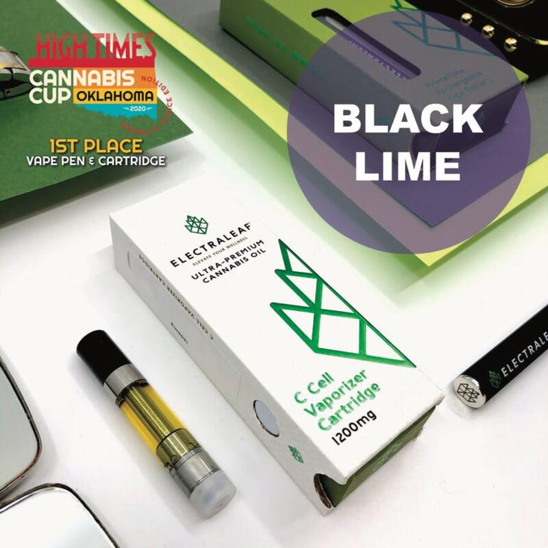 ElectraLeaf | Black Lime 1200mg Cartridge