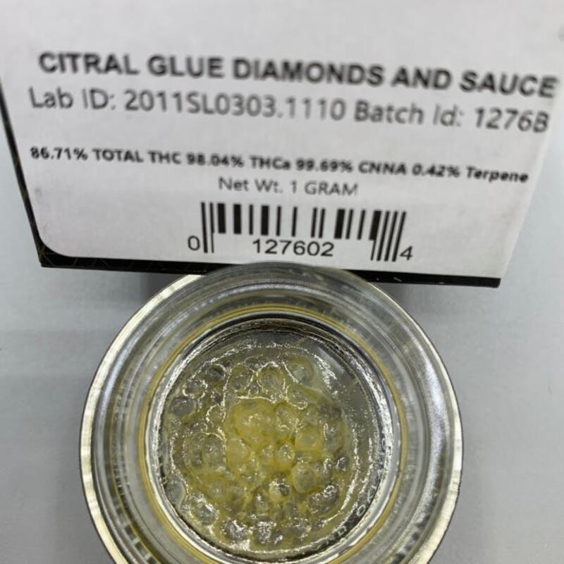 CITRAL GLUE DIAMONDS AND SAUCE