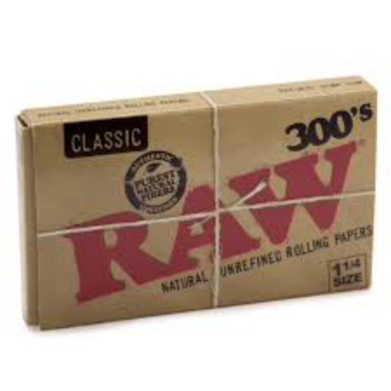 Raw Classic 300's 1 1/4 Rolling Papers