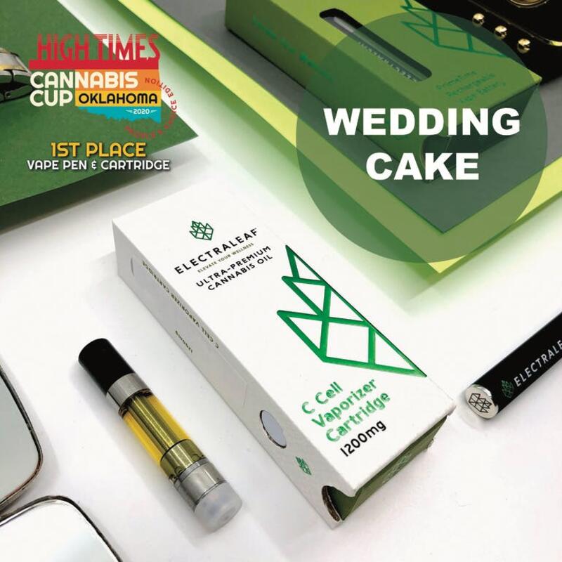 ElectraLeaf | Wedding Cake 1200mg Cartridge