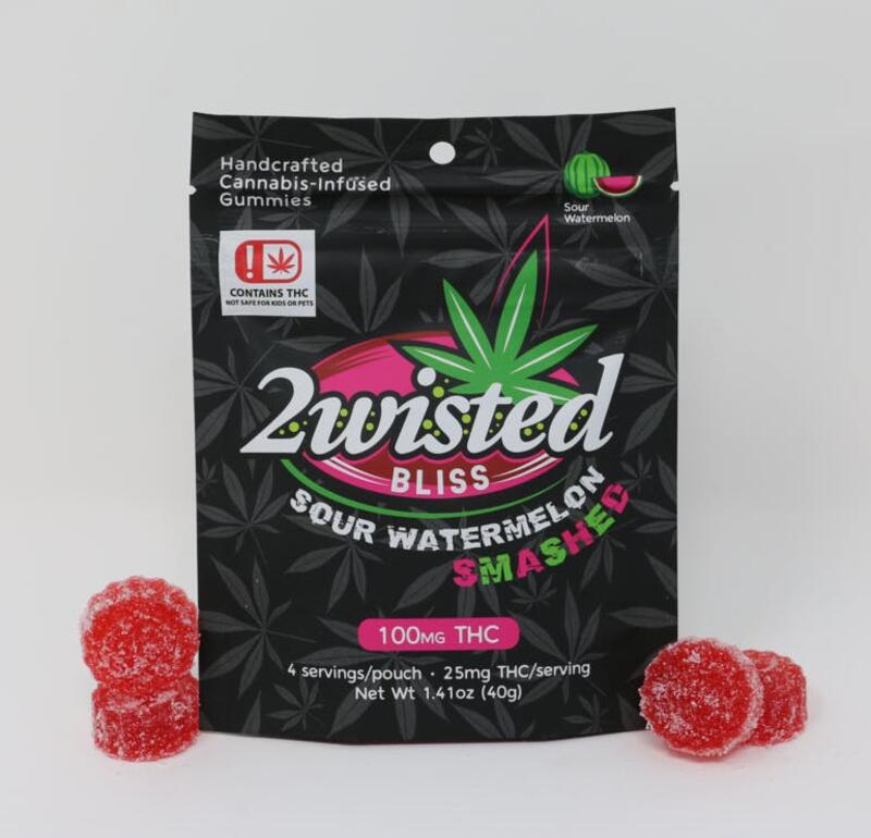 100mg Sour Watermelon Smashed
