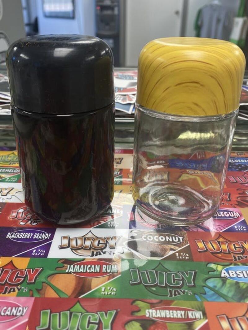 Child Resistant Glass Dome Flint Jar (4 oz)