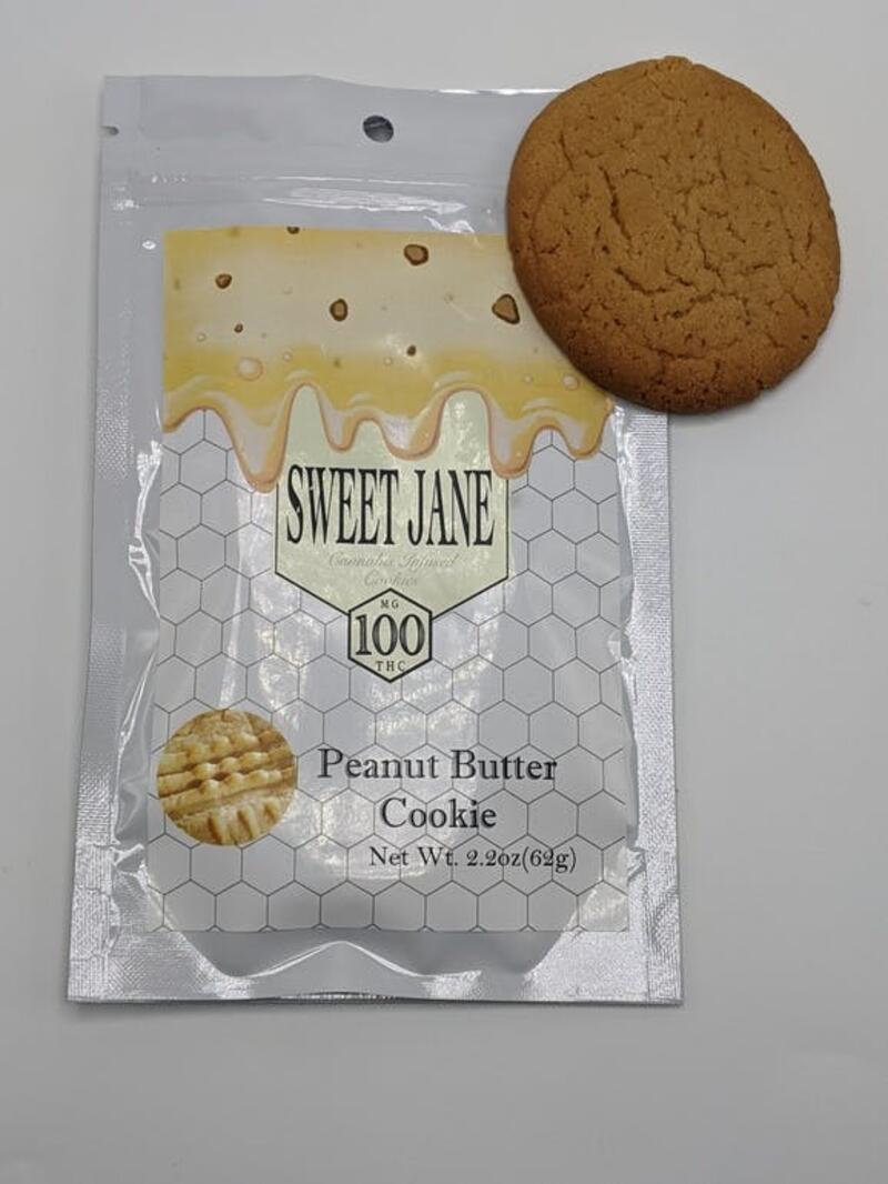 Sweet Jane - Peanut Butter Cookies 100mg