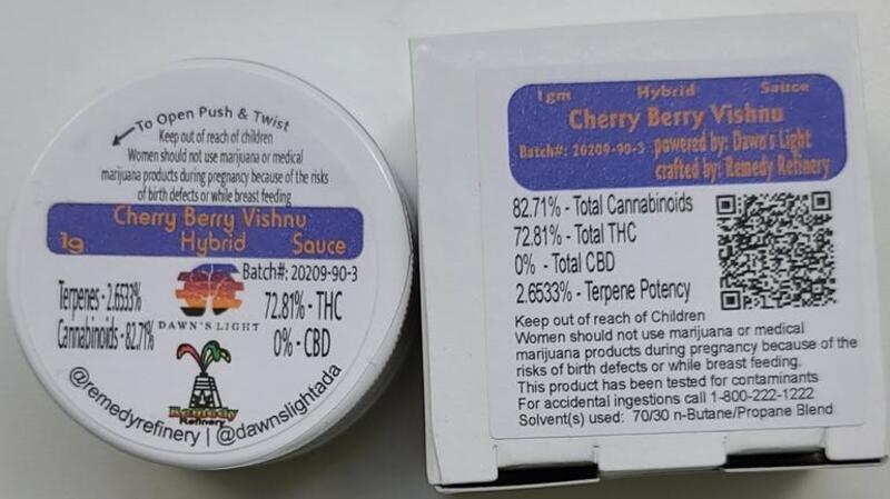 Remedy Refinery Cherry Berry Vishnu Sauce