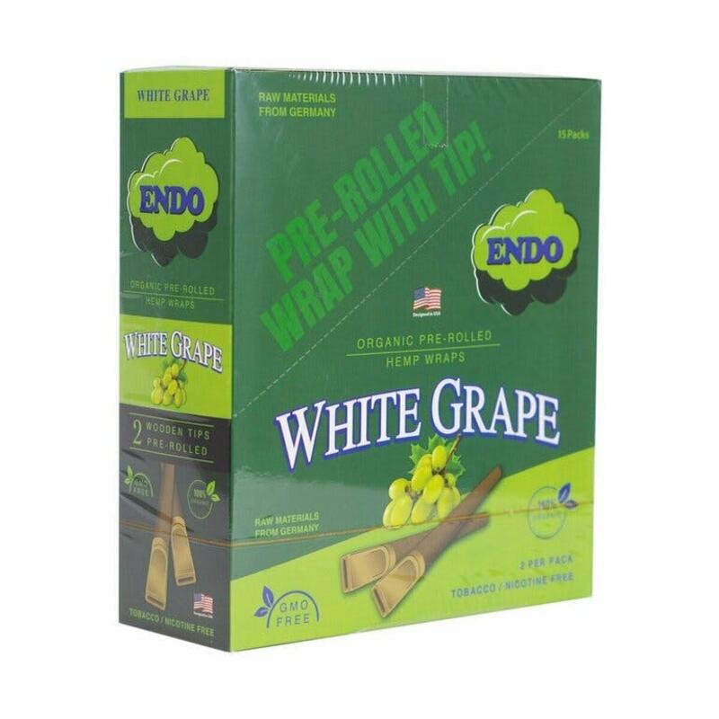 Endo White Grape Wooden Tips Pre-Rolled