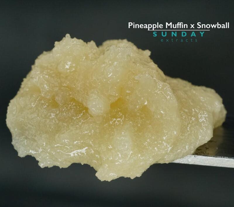 1g Conc Cured Resin Pineapple Muffin x Snowball
