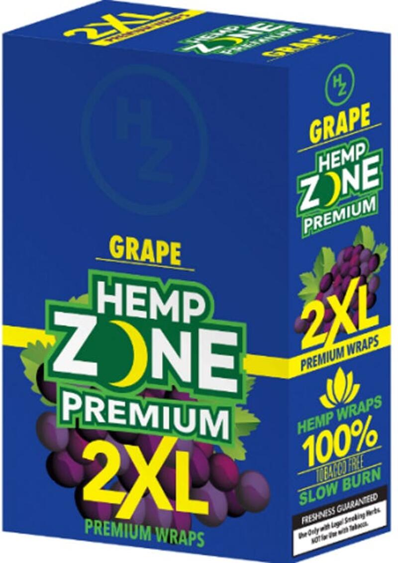 Hemp Zone Premium Grape Wraps