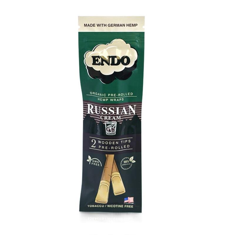 Endo Russian Cream Wooden Tips Pre-Rolled