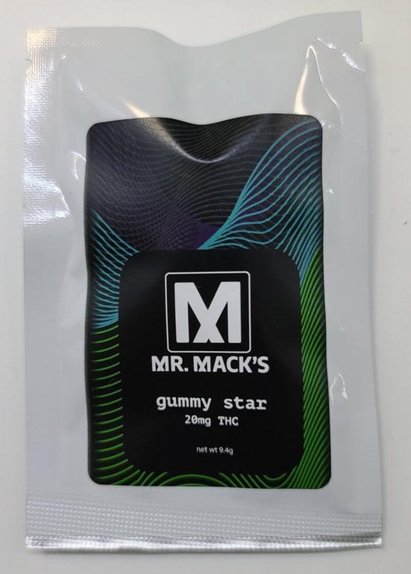 Mr. Macks Gummy Star 20mg 1pk