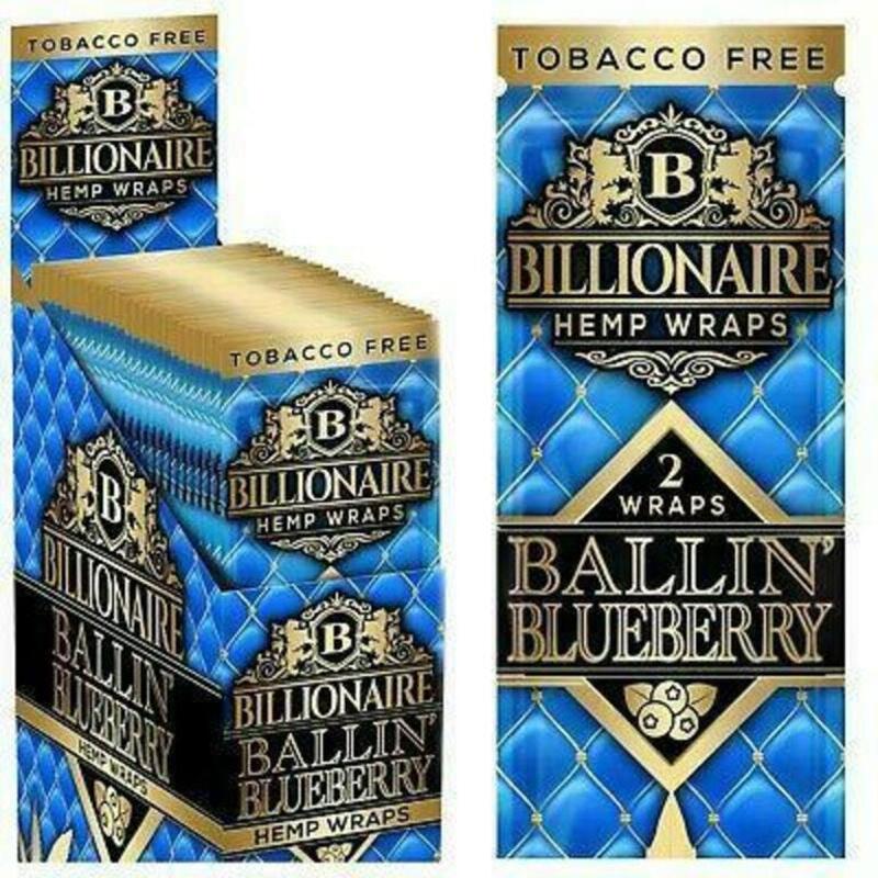 Billionaire Ballin Blueberry Hemp wraps